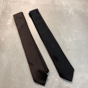 2 Men's Ties-Bundle (grey/brown)